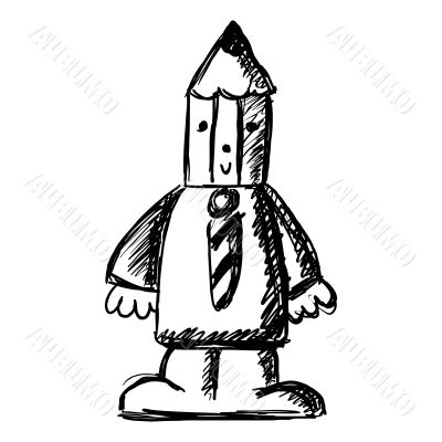 Cartoon Business concept