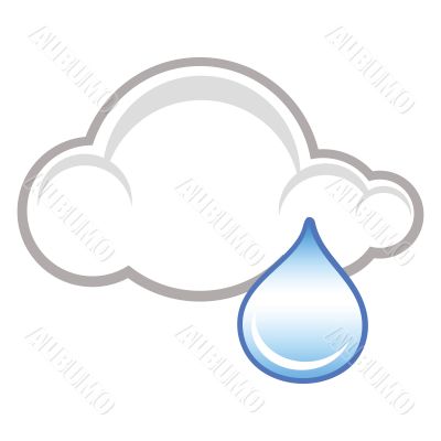 Raincloud symbol