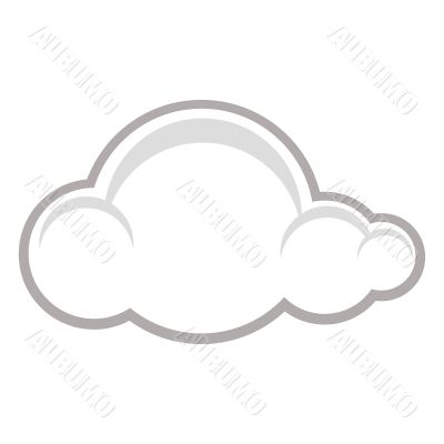 symbol of a raincloud