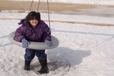 Plastic Tire Swing