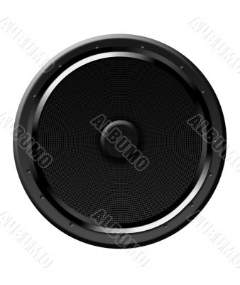 Round Speaker Illustration