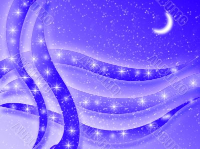 Blue moon background