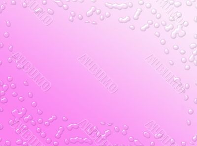 Water drops frame