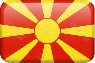 Macedonia Flag Button