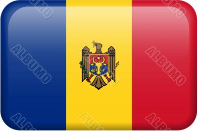 Moldova Flag Button