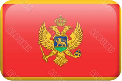 Montenegro Flag Button