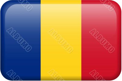 Romania Flag Button