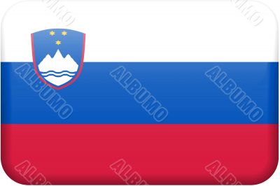 Slovenia Flag Button
