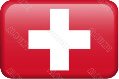 Switzerland Flag Button