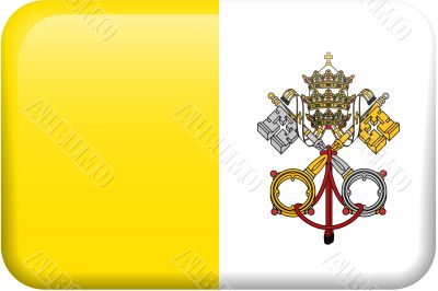 Vatican City Flag Button