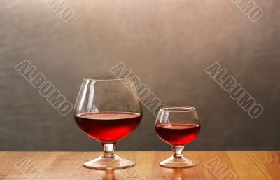 Two wineglasses