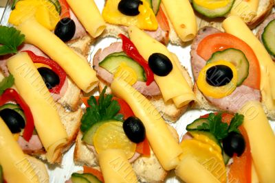 Catering buffet style