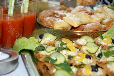 Catering buffet style