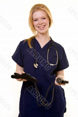 Happy young nurse
