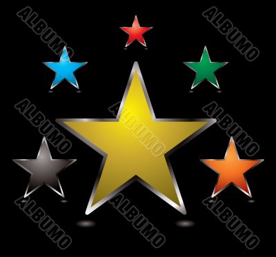 star buttons centre