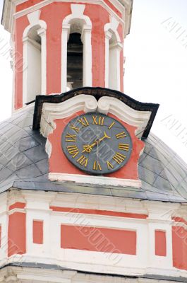 clock on the building