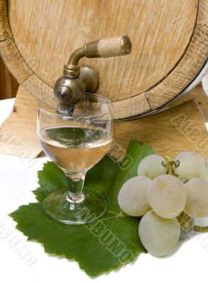 Still-life with white wine