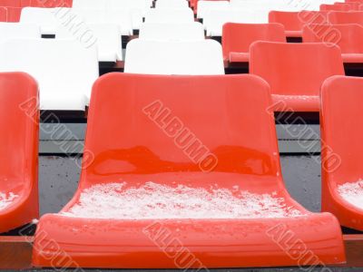 seats on a stand
