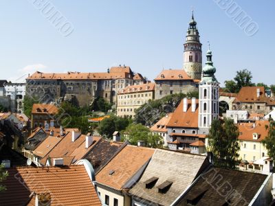 View on Cesky Krumlov