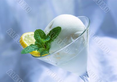 lemon sorbet