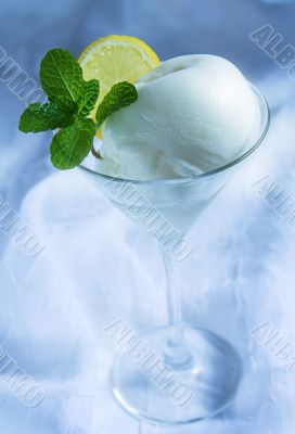 lemon sorbet