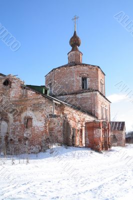 Destroyed temple