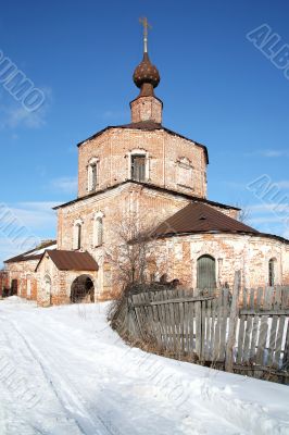 Destroyed temple