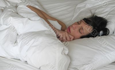 Woman sleeping