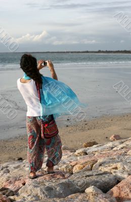 The woman with the camera