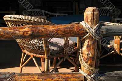 Wooden fence