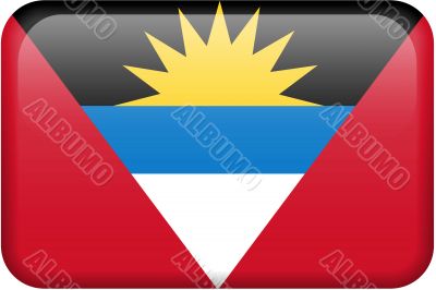 Antigua and Barbuda Flag Button