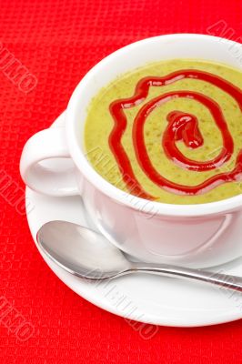 Spinach puree