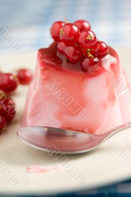 Pink dessert