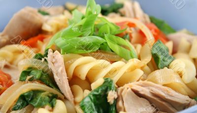 Tuna Pasta Close Up