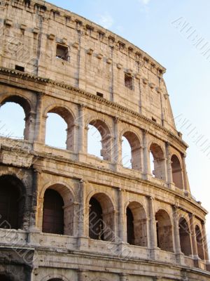 Colosseum at sunset