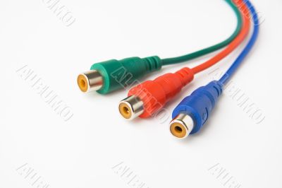 Three video-cables