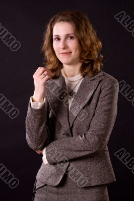 smiling businesswoman