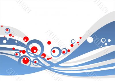 Strips and circles background