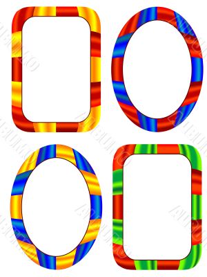 Multi-coloured frames