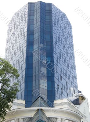 blue office Building