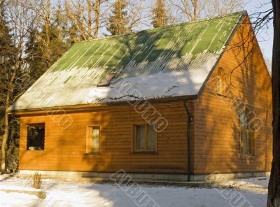  wooden house