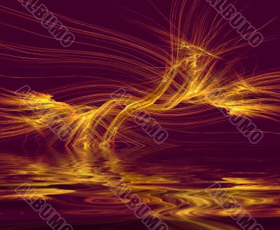 Abstract magic background