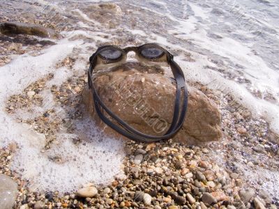 On a sea beach