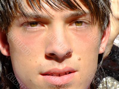 Close-up of a young man