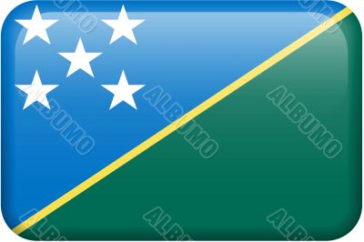 Solomon Islands Flag Button