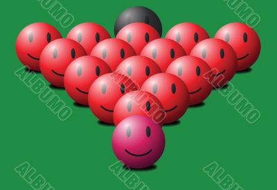 Snooker balls