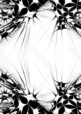 black and white explosion