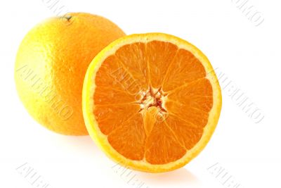 fresh and juicy orange