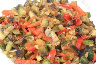 Close up of ratatouille