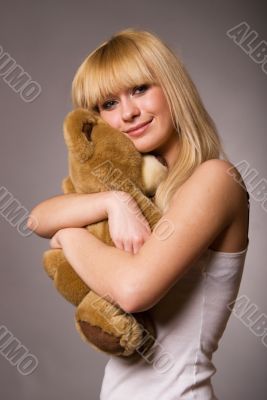 girl with  bear